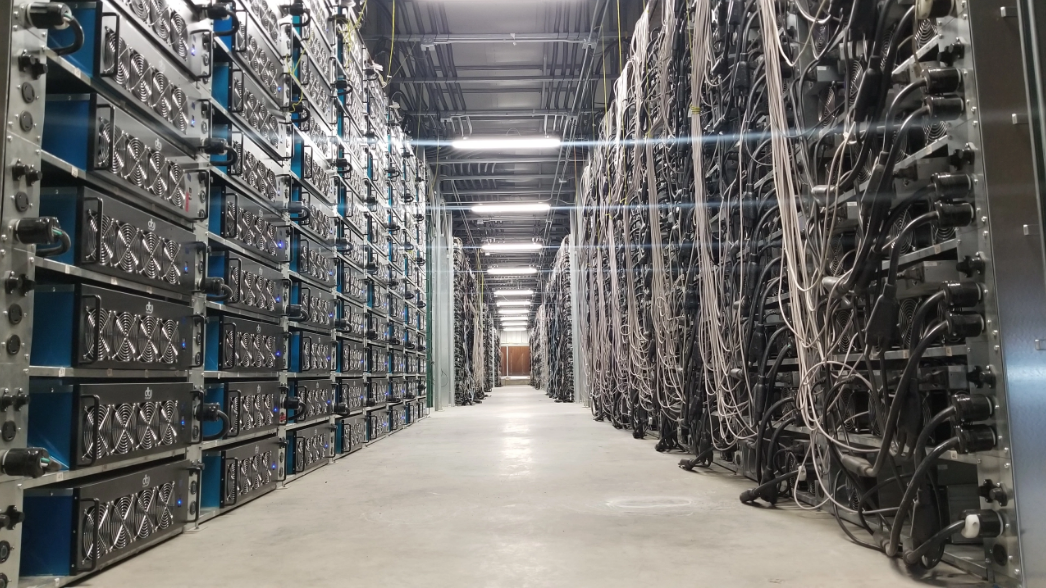 Mining hardware and ore visual